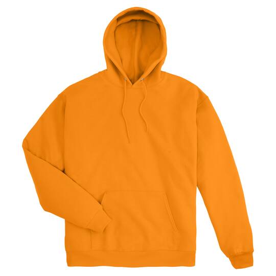 Hanes EcoSmart Pullover Men's Fleece Hoodie in Safety Orange | Small | Michaels®